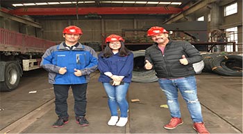 Clientes visitam a fábrica da AOTIAN para fortalecer a cooperação