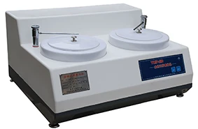 Máquina de polimento de amostras metalográficas