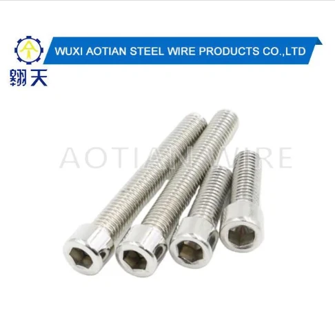 Parafuso de cabeça cilíndrica.